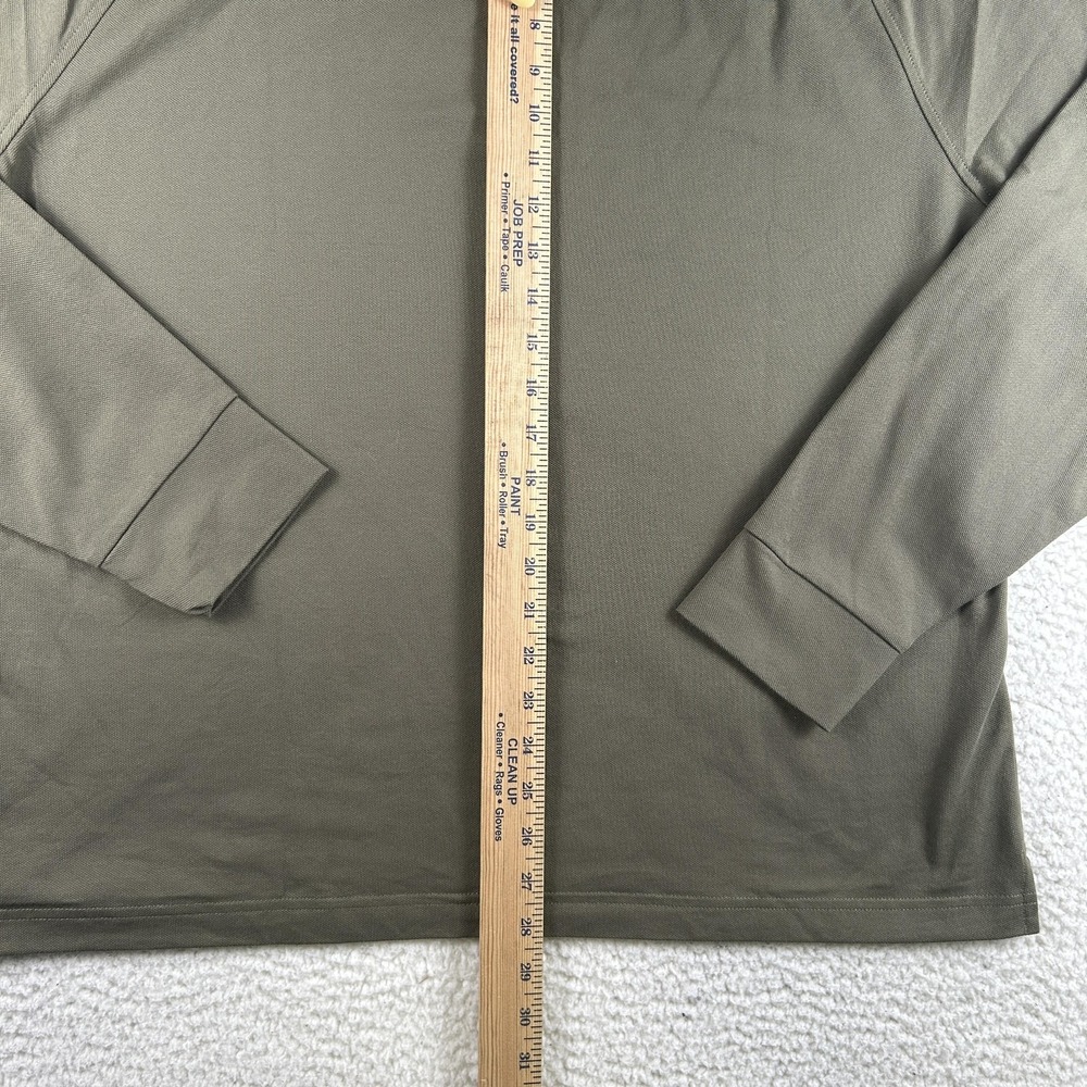 Everlane Polo Shirt Mens Large Raglan Solid Performance Stretch Long Sleeve NEW - Picture 12 of 15